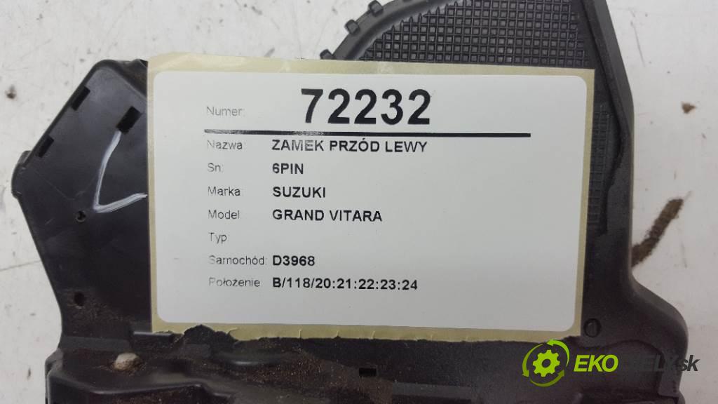 SUZUKI GRAND VITARA  2007 95kW  1870 zámok přední část levý 6PIN