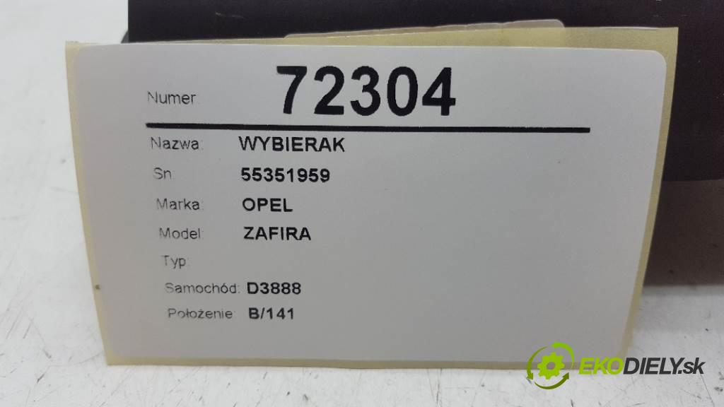 OPEL ZAFIRA  2007 110kW    1910 VOLIČ: 55351959