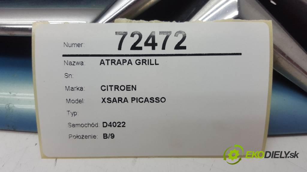 CITROEN XSARA PICASSO  2001 55kW    1749 Mriežka maska  (Mriežky, masky)
