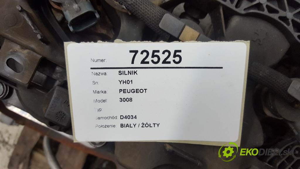 PEUGEOT 3008  2020 96kW    1499 motor YH01 (Motory (kompletní))
