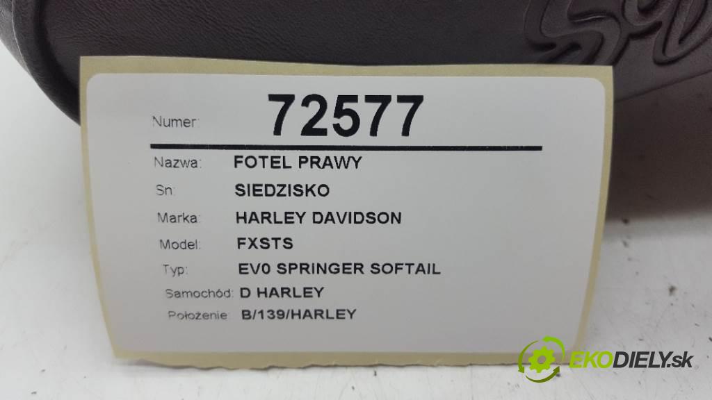 HARLEY DAVIDSON FXSTS EV0 SPRINGER SOFTAIL 1992  EV0 SPRINGER SOFTAIL  Sedadlo pravy SIEDZISKO (Sedačky, sedadlá)