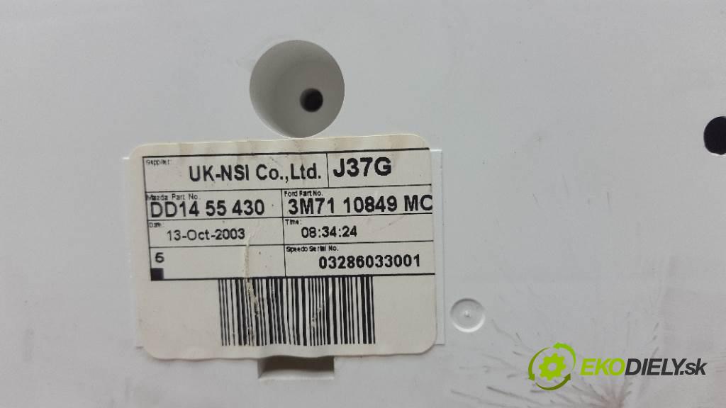MAZDA 2  2005 74kW    1596 Prístrojovka 3M71 10849 MC (Prístrojové dosky, displeje)
