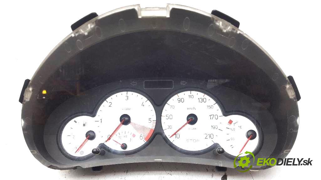 PEUGEOT 206 SW  2003 66kW    1997 Prístrojovka 9651740480 (Prístrojové dosky, displeje)
