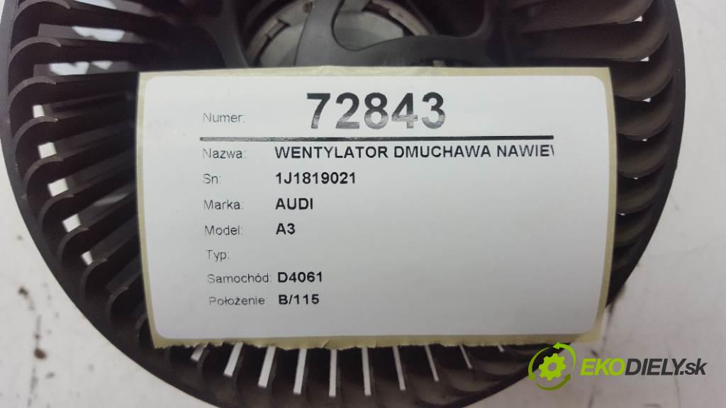 AUDI A3  1997 74kW    1595 ventilátor topení 1J1819021 (Ventilátory topení)