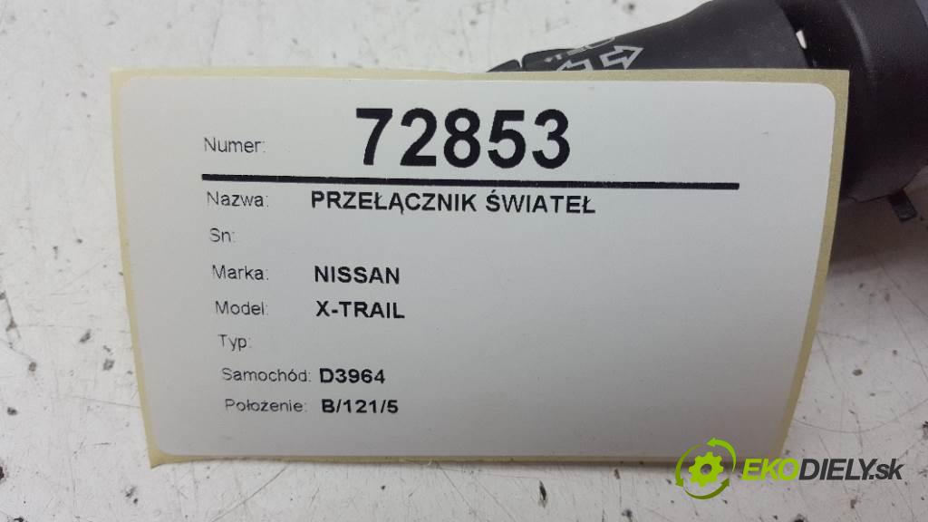 NISSAN X-TRAIL  2011 127kW    1995 Prepínač svetiel  (Prepínače, spínače, tlačidlá a ovládače kúrenia)