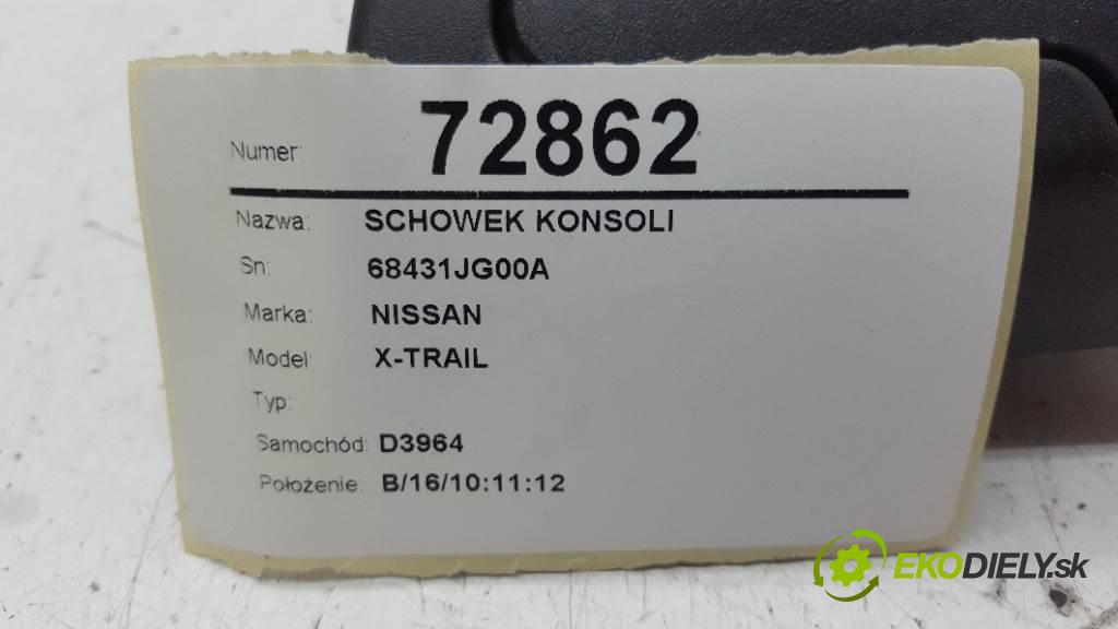 NISSAN X-TRAIL  2011 127kW    1995 Priehradka, kastlík prístrojovky 68431JG00A