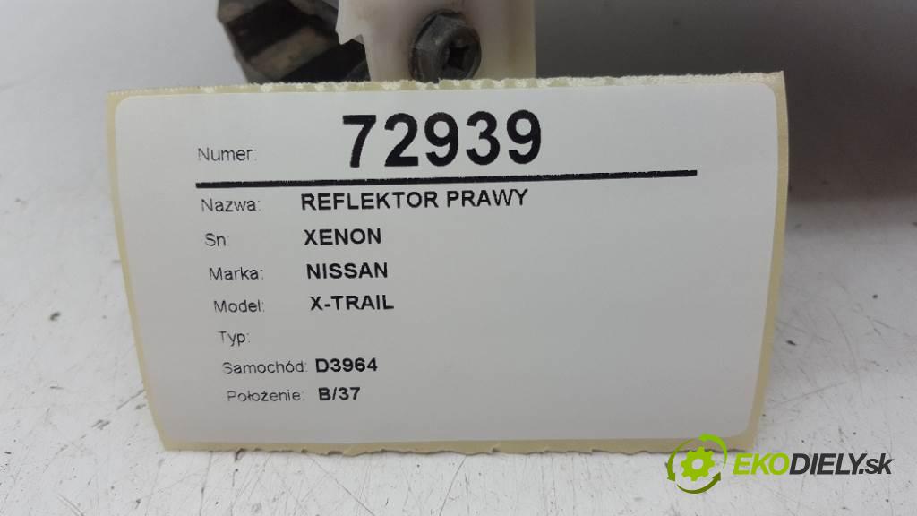 NISSAN X-TRAIL  2011 127kW    1995 Svetlomet pravy XENON (Pravé)