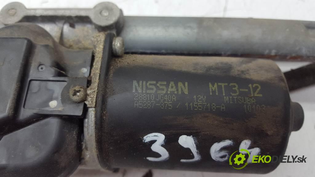 NISSAN X-TRAIL  2011 127kW    1995 Mechanizmus stieračov predný 28810JG40A (Motorčeky stieračov predné)