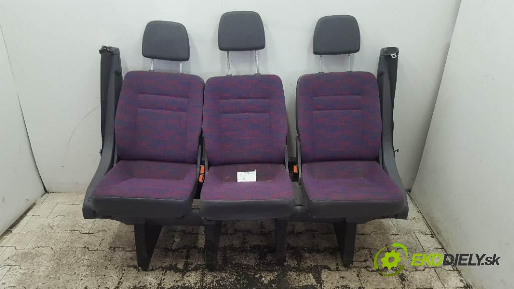 MERCEDES VITO W638 1998 72kW W638 2299 Sedadlo zad komplet II rzad (Sedačky, sedadlá)