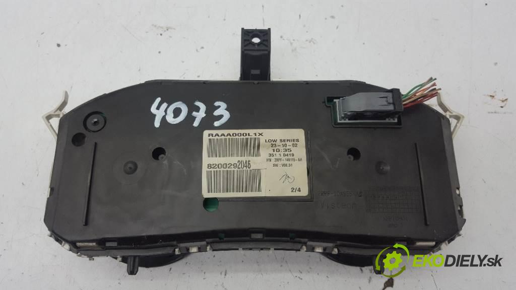 RENAULT MEGANE  2002 88kW    1870 Prístrojovka 8200292046 (Prístrojové dosky, displeje)