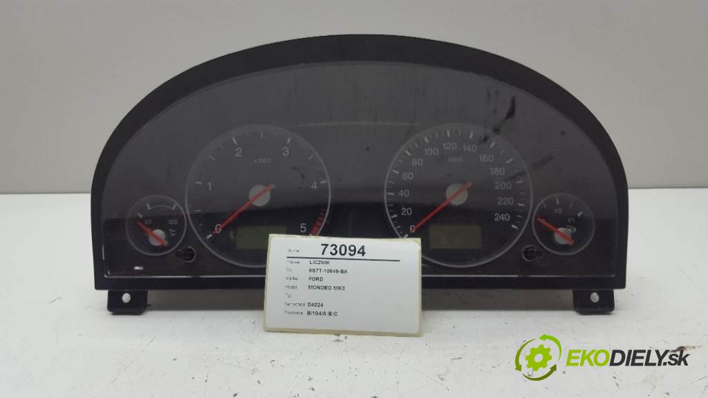 FORD MONDEO MK3  2006 96kW     1998 Prístrojovka 6S7T-10849-BA (Prístrojové dosky, displeje)