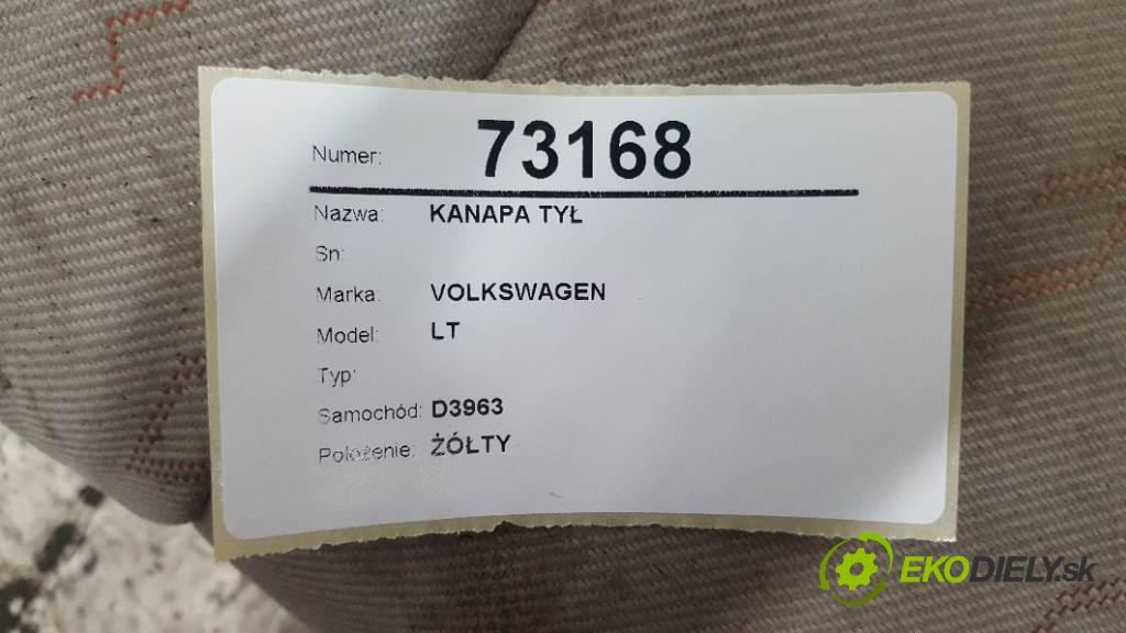 VOLKSWAGEN LT  1997 75kW   2461 Sedadlo zad  (Sedačky, sedadlá)