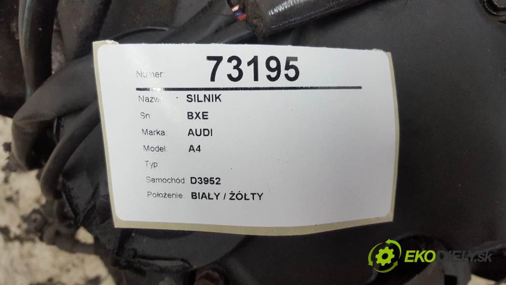 AUDI A4  2002 74kW    1896 Motor BXE (Motory (kompletné))