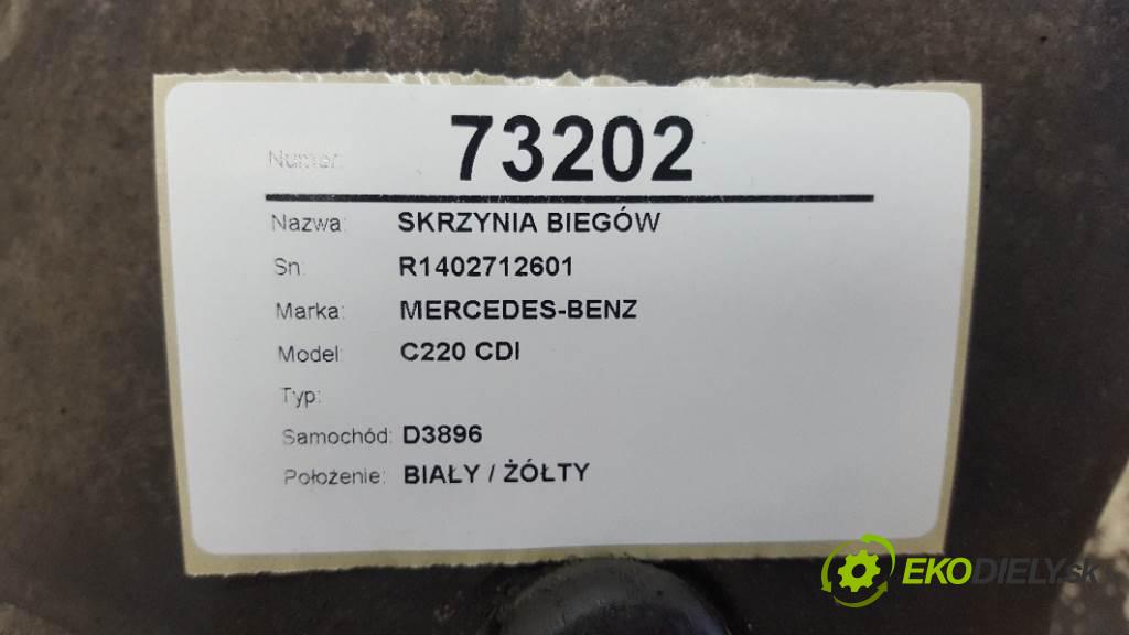 MERCEDES-BENZ C220 CDI  2002 105kW    2148 převodovka R1402712601 (Převodovky)