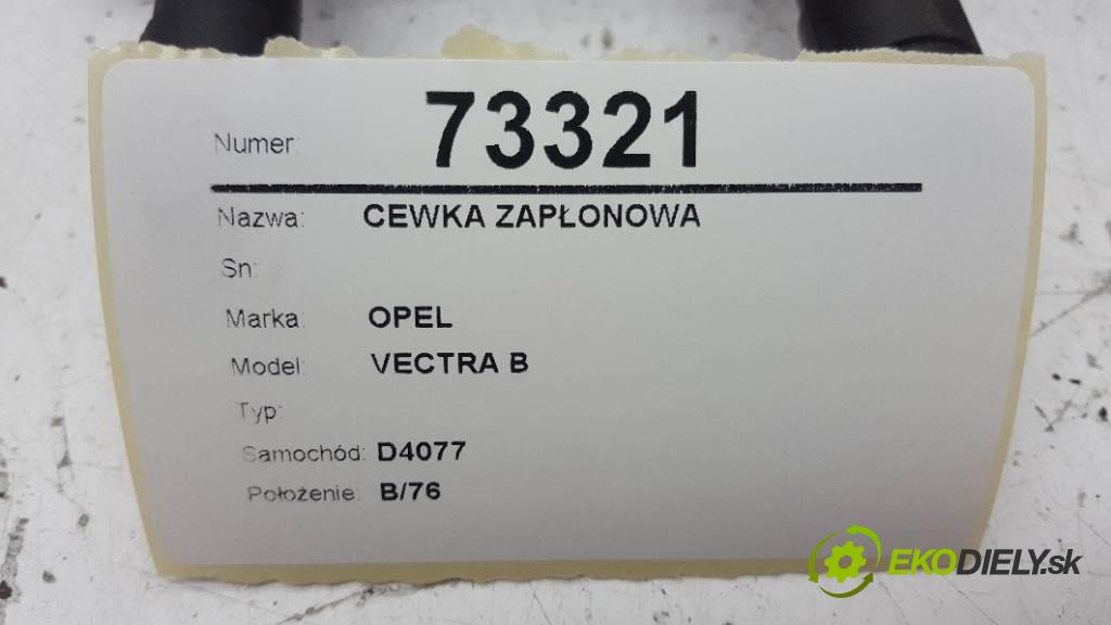 OPEL VECTRA B  2001 74kW   1598 Cievka zapaľovacia  (Zapaľovacie cievky, moduly)