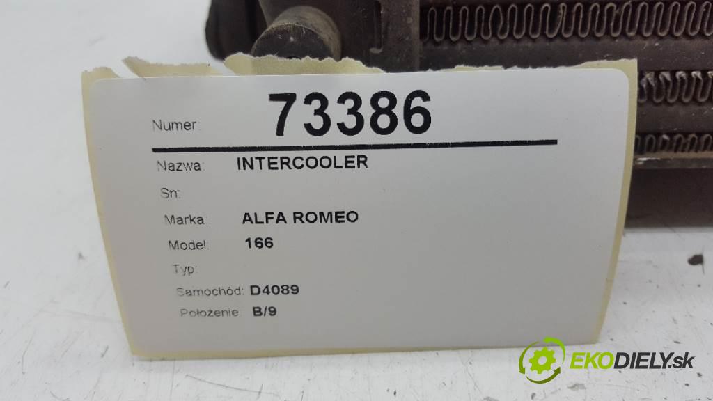 ALFA ROMEO 166  1999 151 kW   1996 intercooler  (Chladiče nasávaného vzduchu (intercoolery))