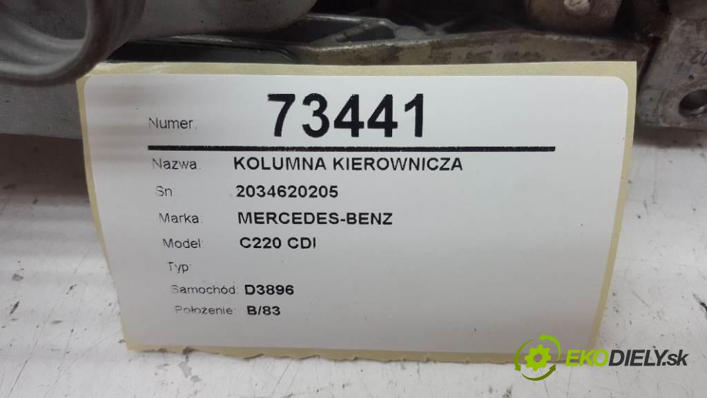 MERCEDES-BENZ C220 CDI  2002 105kW   2148 Hriadeľ, tyč volantu 2034620205 (Tyče riadenia (volantu))
