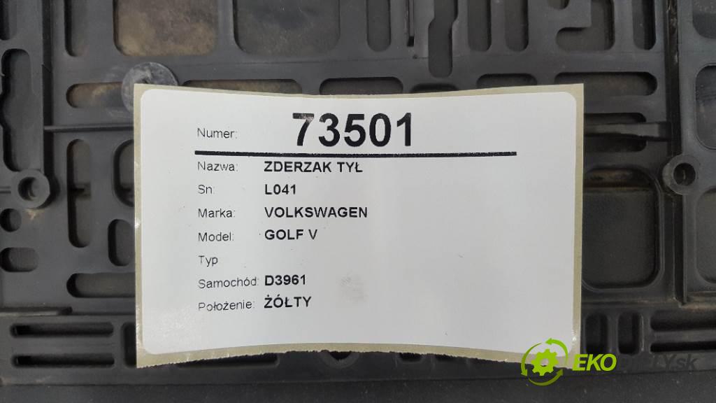 VOLKSWAGEN GOLF V  2007 59 kW    1398 nárazník zadní část L041