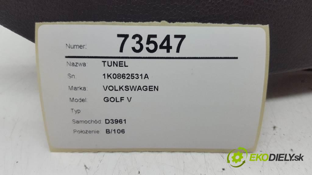 VOLKSWAGEN GOLF V  2007 59 kW   1398 Tunel 1K0862531A
