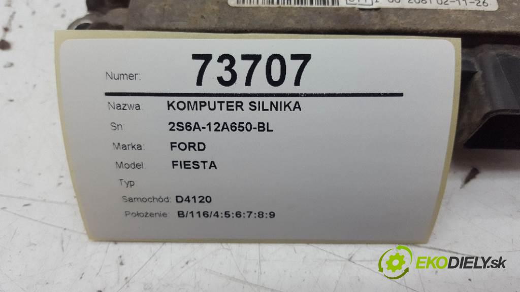 FORD FIESTA  2003 50kW    1399 riadiaca jednotka Motor 2S6A-12A650-BL (Riadiace jednotky)