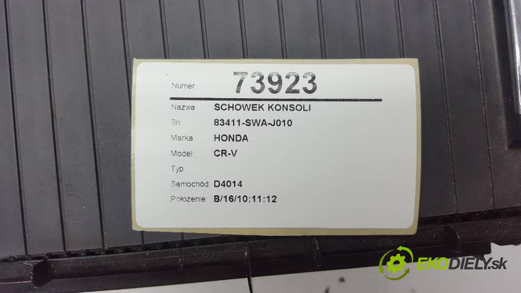 HONDA CR-V  2008 110 kW III 1997 Priehradka, kastlík prístrojovky 83411-SWA-J010