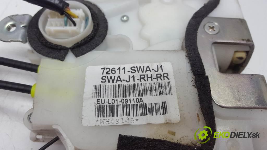 HONDA CR-V  2008 110 kW III 1997 zámok zadní část pravý 72611-SWA-J1 4PIN