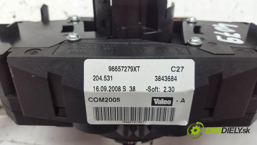 PEUGEOT 207  2008 70kW    1397 přepínač kombinovaný 96657279XT (Ovládaní topení a přepínače)