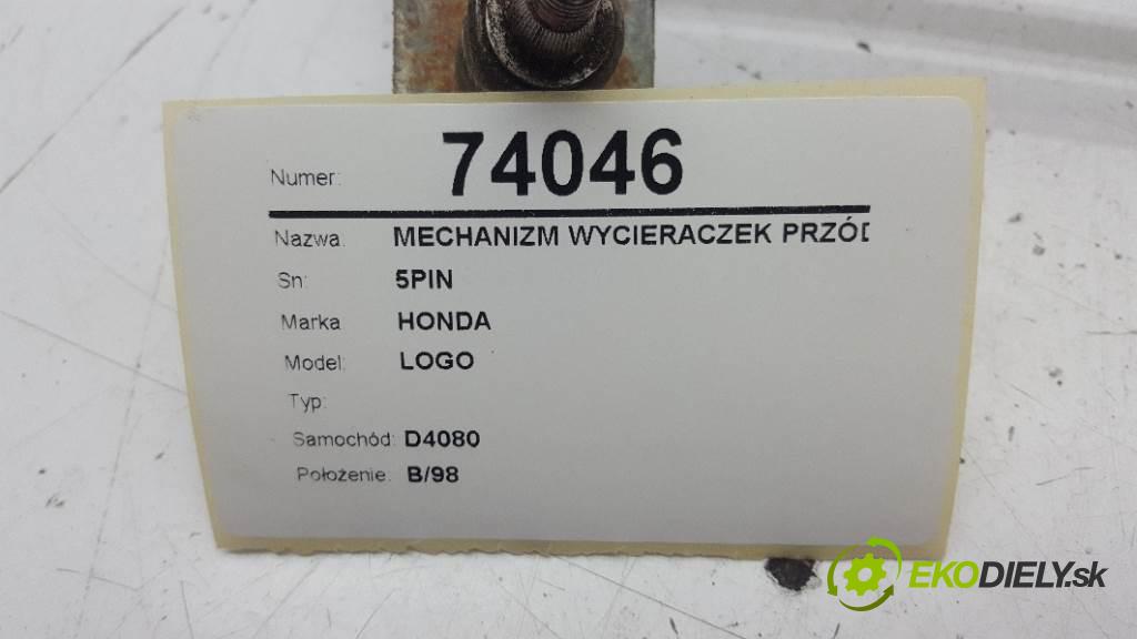 HONDA LOGO  1999 48kW     1343 Mechanizmus stieračov predný 5PIN (Motorčeky stieračov predné)