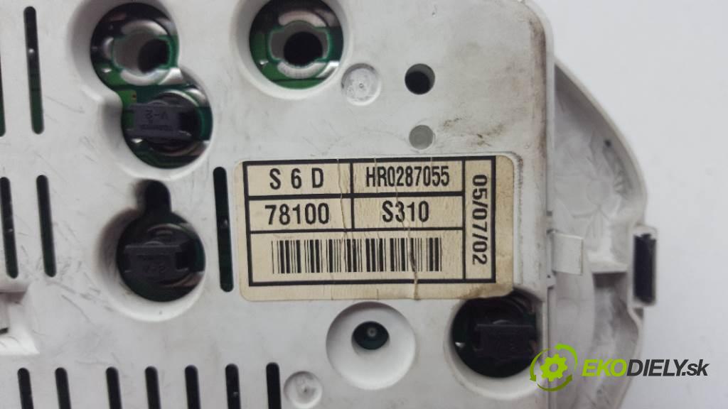 HONDA CIVIC  2002 81kW VII 1590 Prístrojovka HR0287055 (Prístrojové dosky, displeje)