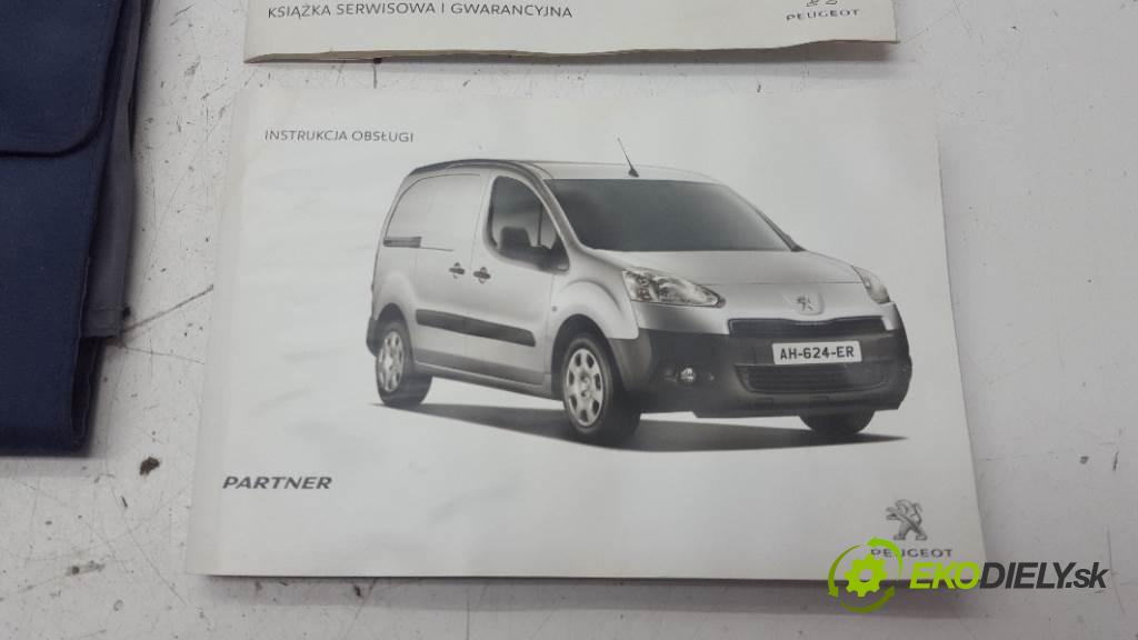 PEUGEOT PARTNER II 2015 66kW II 1560 knížka SERVIS: NÁVOD: