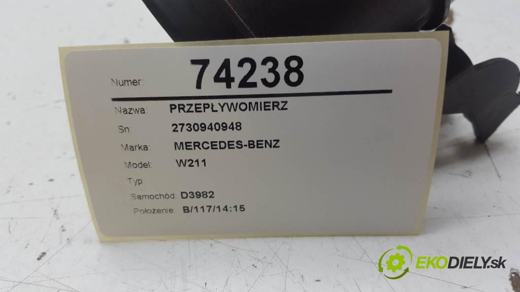 MERCEDES-BENZ W211  2006 170kW    2996 Váha vzduchu 2730940948 (Váhy vzduchu)