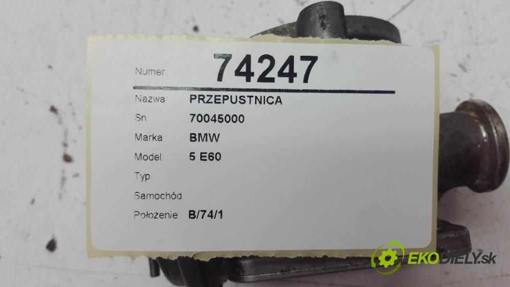 BMW 5 E60       škrtíci klapka 7791480 (Škrticí klapky)