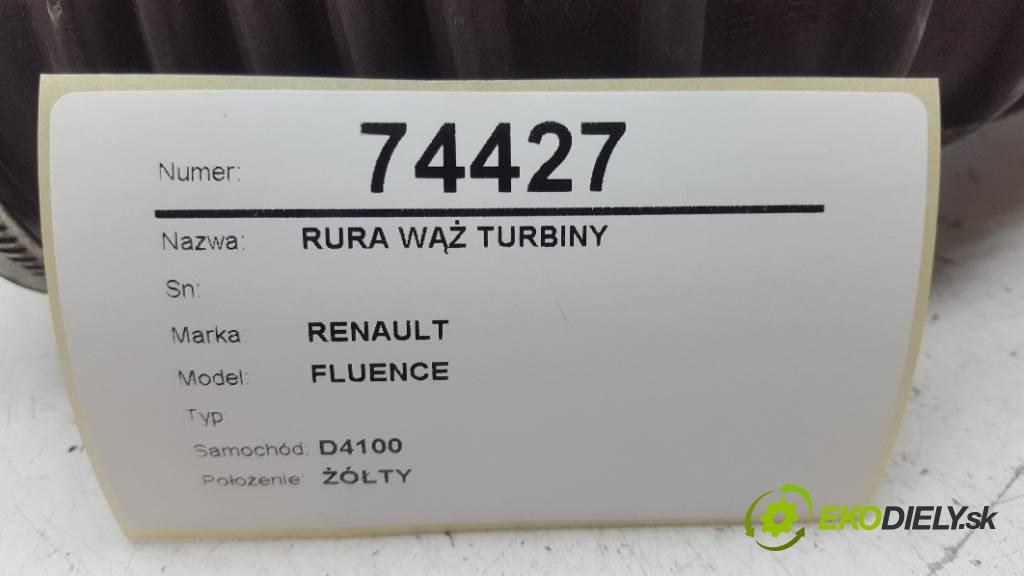 RENAULT FLUENCE  2010 103kW    1997 Rúra hadica turba  (Hadice)