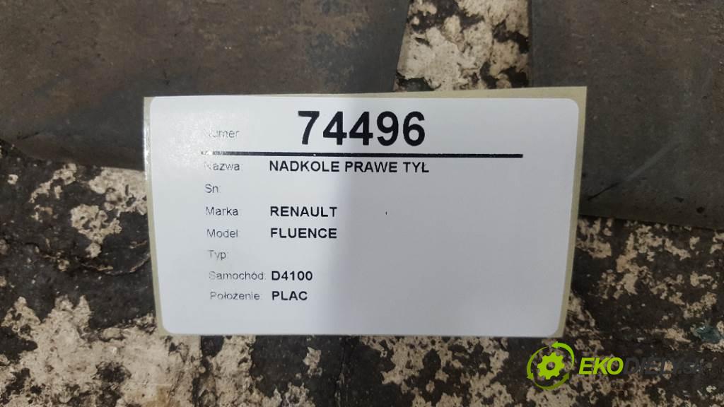 RENAULT FLUENCE  2010 103kW    1997 podblatník pravé zadní část