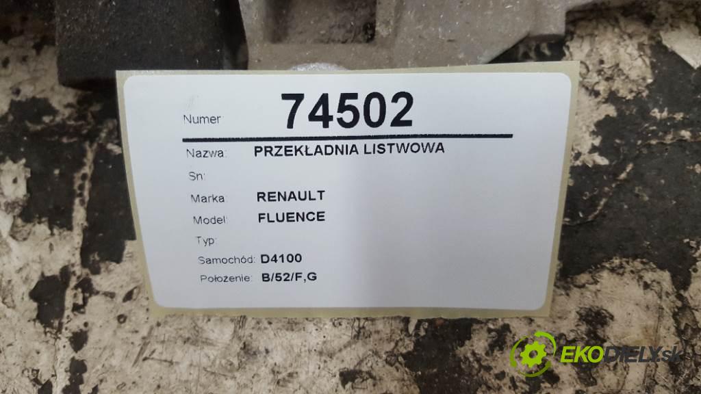 RENAULT FLUENCE  2010 103kW    1997 riadenie  (Riadenia)