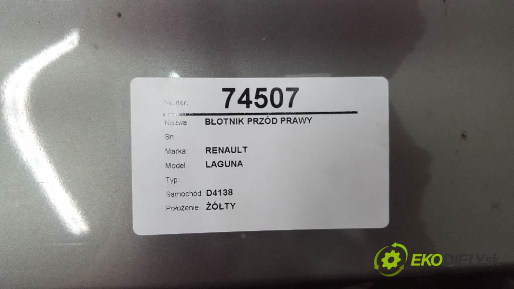 RENAULT LAGUNA  2003 88kW    1870 blatník přední část pravý