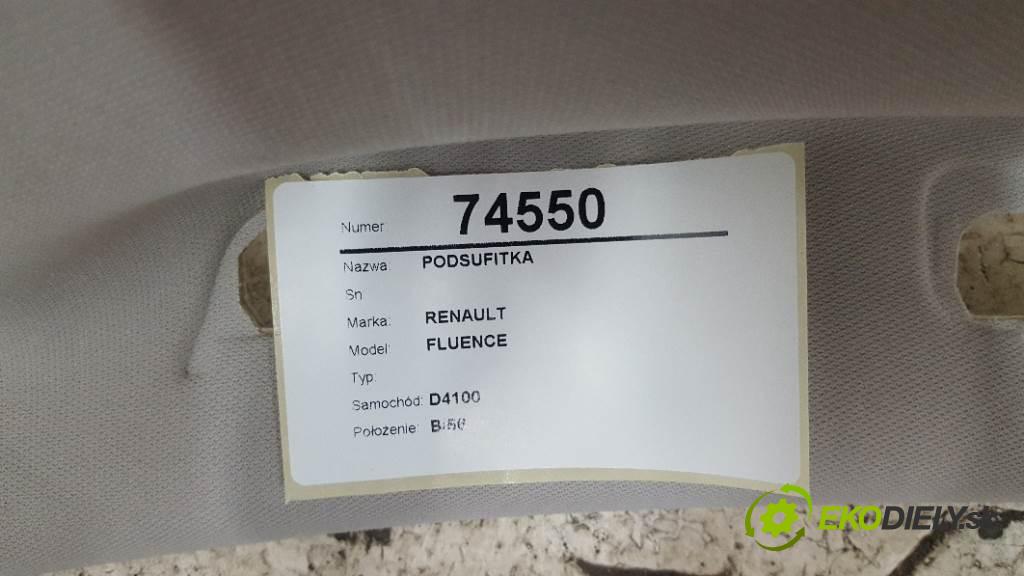 RENAULT FLUENCE  2010 103kW    1997 Stropný tapacír  (Stropné tapacíre)