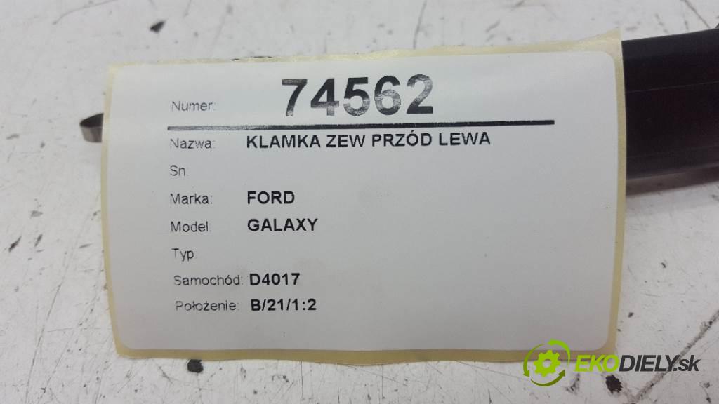 FORD GALAXY  2001 85kW    1896 Kľučka vonkajšia predný ľavá strana