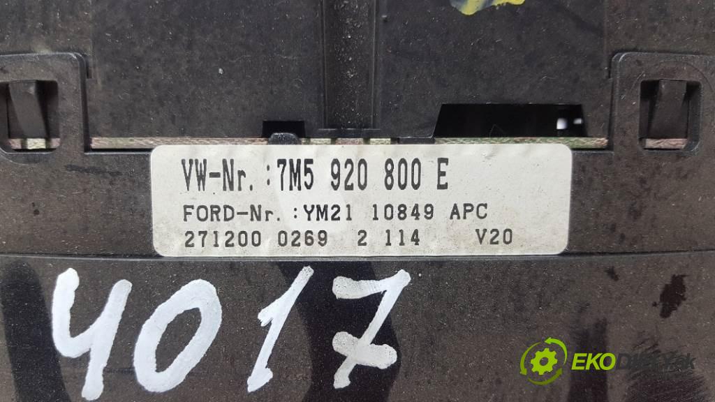 FORD GALAXY  2001 85kW    1896 Prístrojovka 7M5920800E (Prístrojové dosky, displeje)