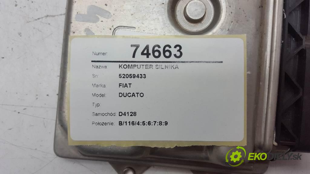 FIAT DUCATO  2016 96kW   2287 riadiaca jednotka Motor 52059433 (Riadiace jednotky)
