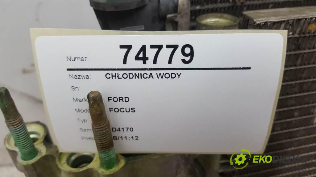 FORD FOCUS  2006 85kW    1596 Chladič vody  (Chladiče vody)