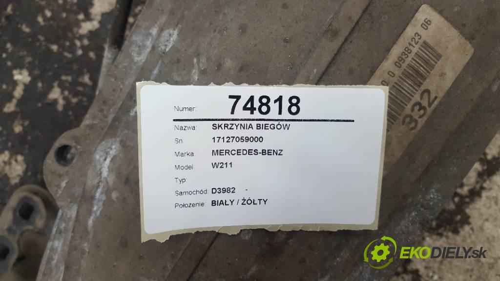 MERCEDES-BENZ W211  2006 170kW    2996 Prevodovka 17127059000  (Prevodovky)