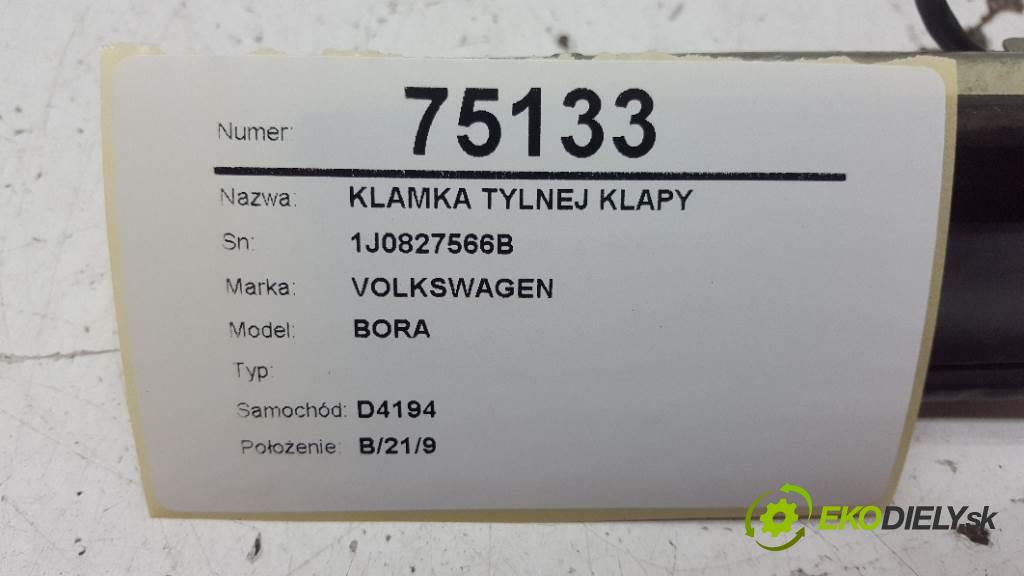 VOLKSWAGEN BORA  1999 85kW    1896 Kľučka zad dverí 1J0827566B