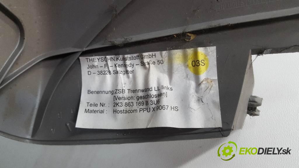 VOLKSWAGEN CADDY  2010 51kW     1968 Stena deliaca 2K3863169B (Ostatné)