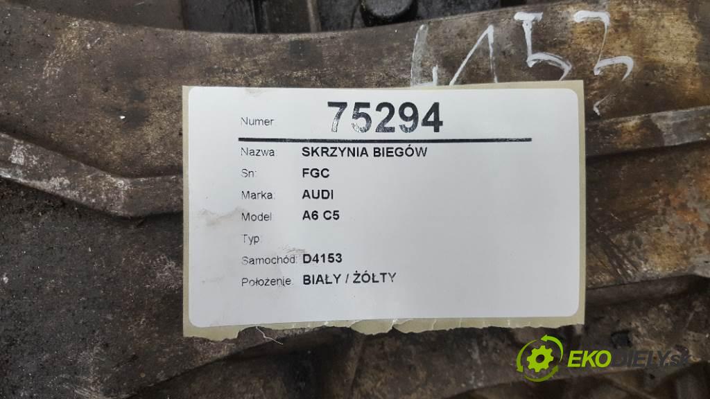 AUDI A6 C5   110 kW    1781 Prevodovka FGC (Prevodovky)
