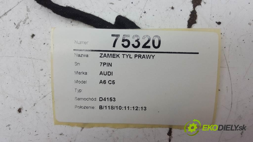 AUDI A6 C5   110 kW    1781 zámok zadní část pravý 7PIN