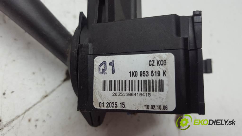 VOLKSWAGEN CADDY  2010 51kW    1968 Prepínač stieračov 1K0953519K (Prepínače, spínače, tlačidlá a ovládače kúrenia)