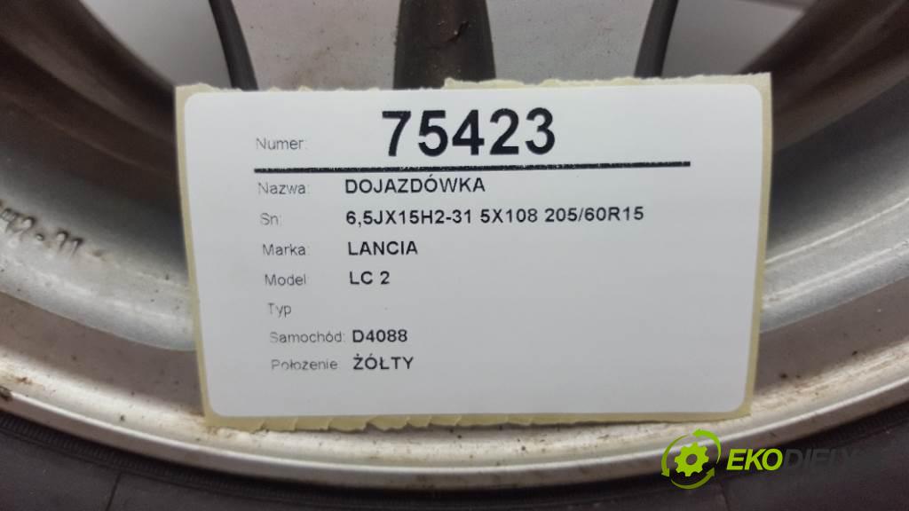 LANCIA LC 2  2000 129kW   2446 rezerva 6,5JX15H2-31 5X108 205/60R15 (Kola dojezdové)