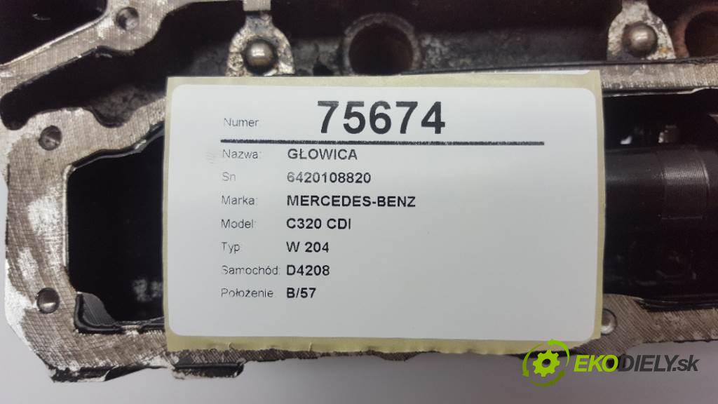 MERCEDES-BENZ C320 CDI W 204 2007 165kW W 204 2987 Hlava valcov 6420108820 (Hlavy valcov)