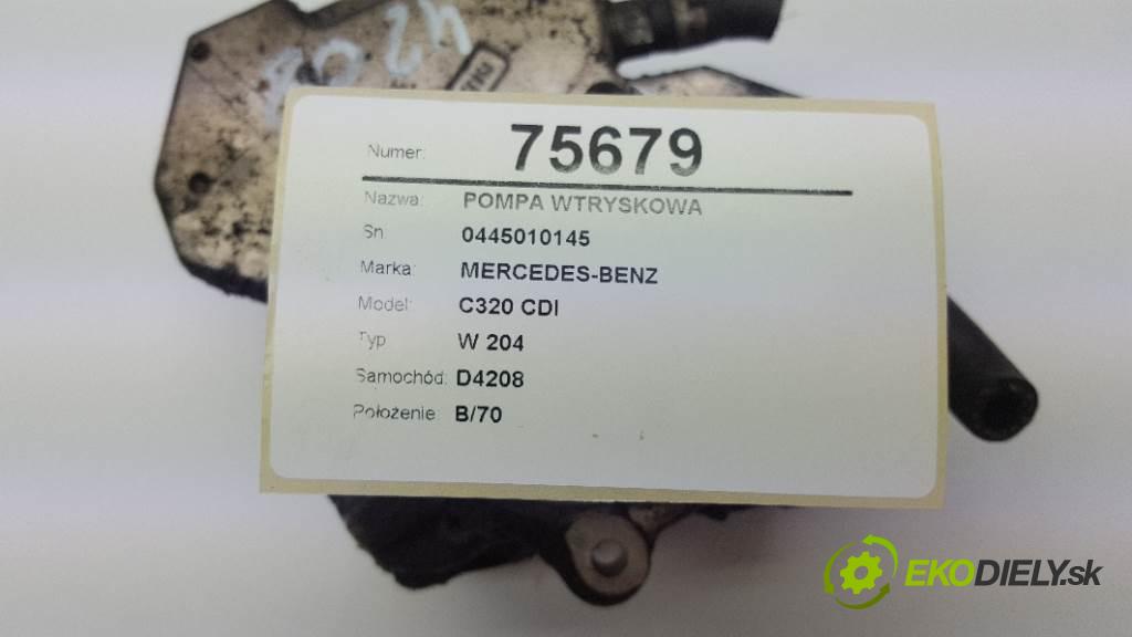 MERCEDES-BENZ C320 CDI W 204 2007 165kW W 204 2987 Pumpa vstrekovacia 0445010145 (Vstrekovacie čerpadlá)